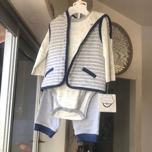 Little Me 12 month old boys three piece winter outfit